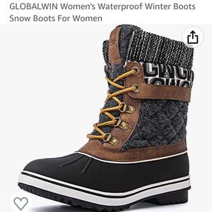 Globalwin womens snow boots size 10